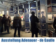 Ausstellung auf dem Odeonsplatz „Adenauer – de Gaulle: Wegbereiter deutsch-französischer Freundschaft“ Eröffnung am 6.4.2013 (©Foto: Martin Schmitz)